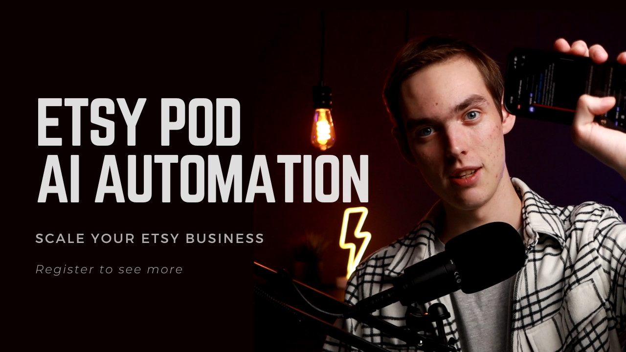 AI Automation For ETSY POD – the magic button